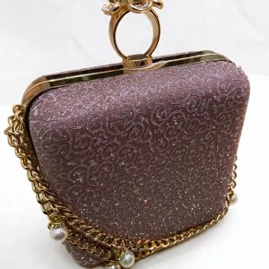 Pinkish Fancy Clutch